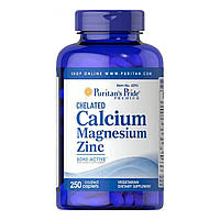 Кальций Магний Цинк Хелат (Chelated Calcium Magnesium Zinс) 250 капсул PTP-14293
