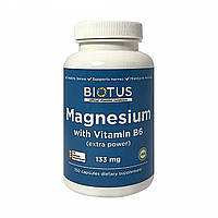 Магній з вітаміном В6 (Magnesium with Vitamin B6) 133.3 мг/8.3 мг 150 капсул BIO-530180