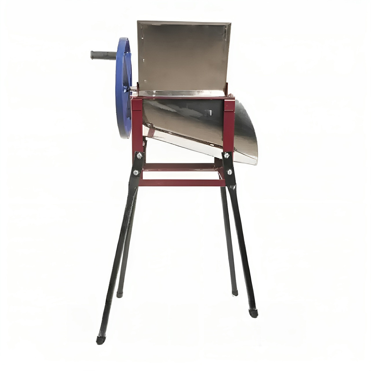 Корморізка ручна кормоподрібнювач із нержавіючої сталі з ніжками для коренеплодів, овочів фруктів «Коза-Нова»