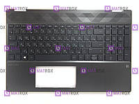 Оригинальная клавиатура для ноутбука HP Pavilion X360 15-DQ, 15T-DQ series, rus, black, черная передняя панель