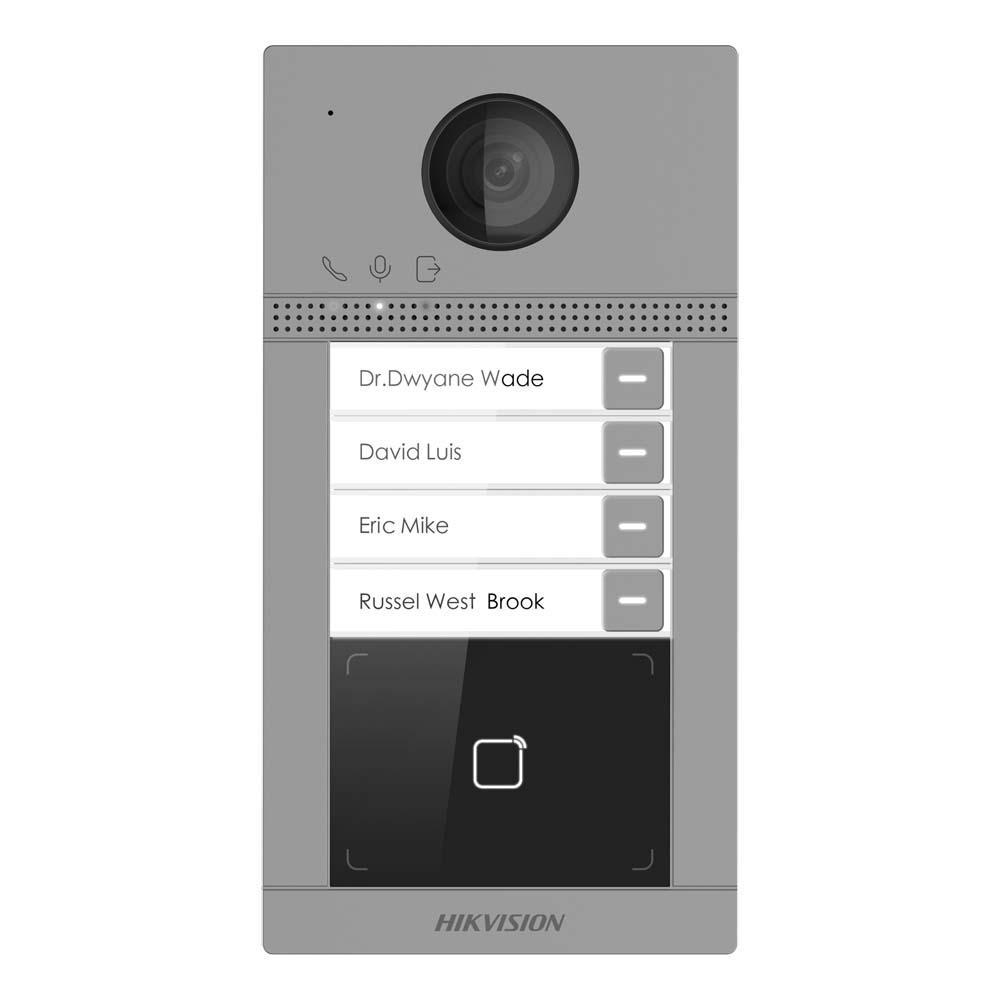 2 МП IP Виклична панель з Wi-Fi Hikvision DS-KV8413-WME1(B)/Flush