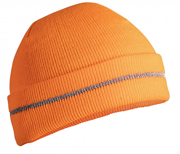 Шапка в'язана помаранчева універсальний розмір HOEGERT HT5K482