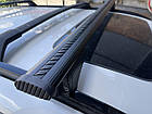Поперечки Dacia Lodgy (c 2013--) Wizzard V2 чорні. На інтегровані рейлінги, фото 3