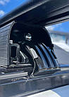 Поперечки Dacia Lodgy (c 2013--) Wizzard V2 чорні. На інтегровані рейлінги, фото 6