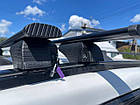 Поперечки Dacia Lodgy (c 2013--) Wizzard V2 чорні. На інтегровані рейлінги, фото 10