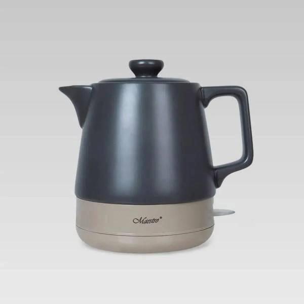 Електрочайник керамічний 1 л Maestro MR-071 Black