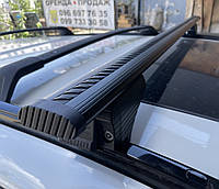 Поперечины Nissan Rouge Sport (2013-2022) Wizzard V2 черные. На интегрированные рейлинги