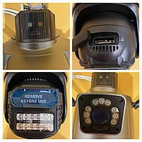 Вулична Wi-Fi камера Besder P10QS — 9 Мп, 3 незалежні об'єктиви, фото 6