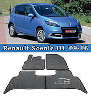 ЕВА коврики Renault Scenic III 2009-2016. EVA корвы Рено Сценик 3