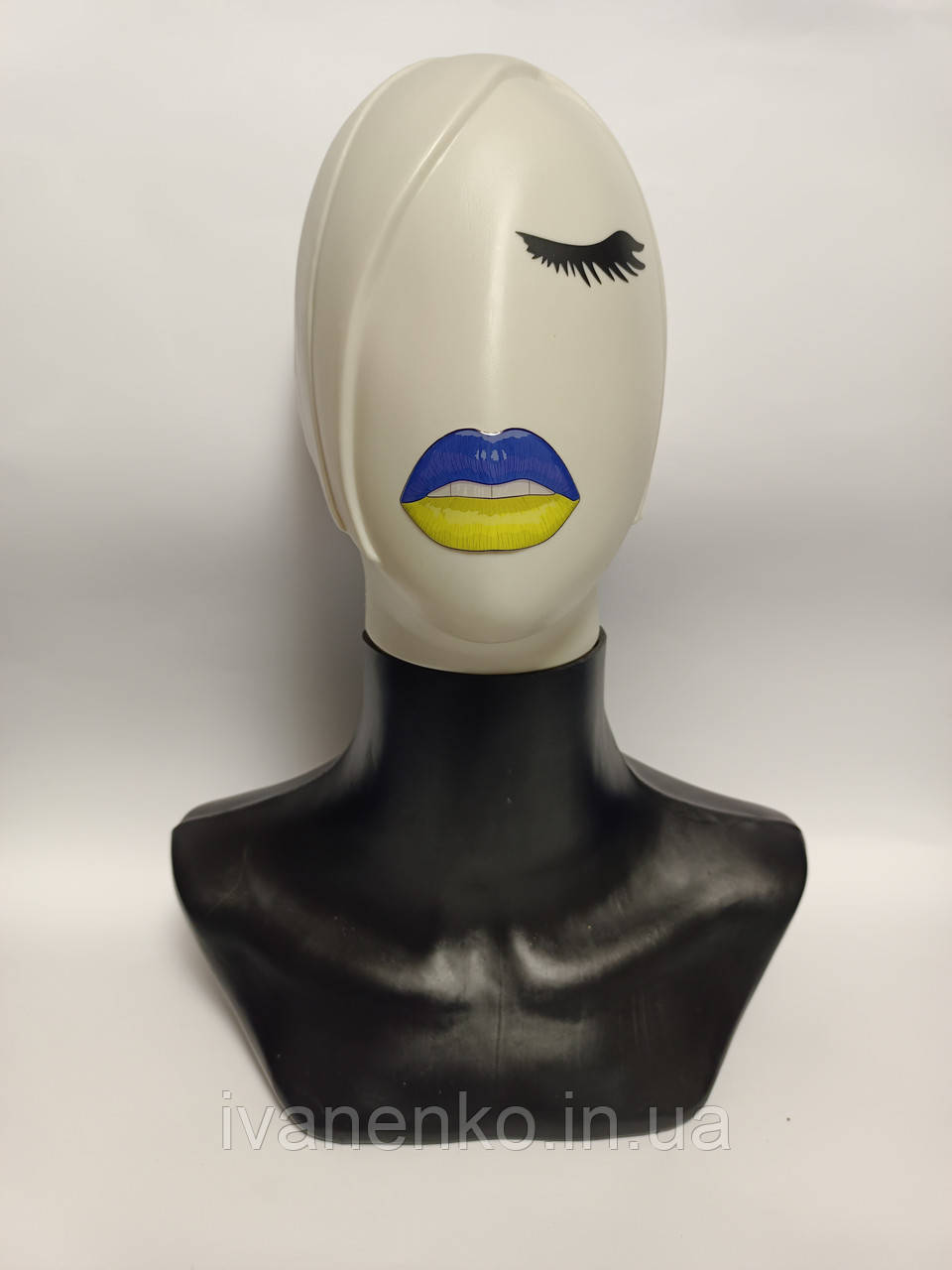 Манекен погруддя з головою жіночий для шапки, фото 1