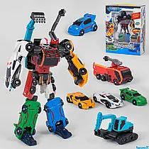 Трансформер 535 (36/2) 6 машинок, в коробці