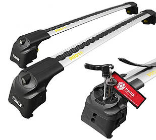 Поперечки Great Wall Hover (с 2005 --) Turtle сірі. На інтегровані рейлінги