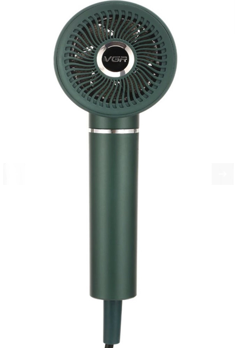 Професійний фен для сушіння та укладання волосся VGR V-431 1800W Green