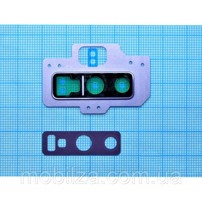 Скло камери для Samsung Note 9 / N960 з рамкою Purpule, фото 1