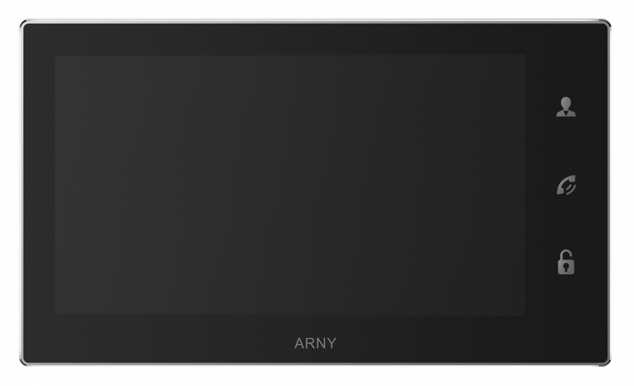 Відеодомофон ARNY AVD-740 2MPX Black, фото 1