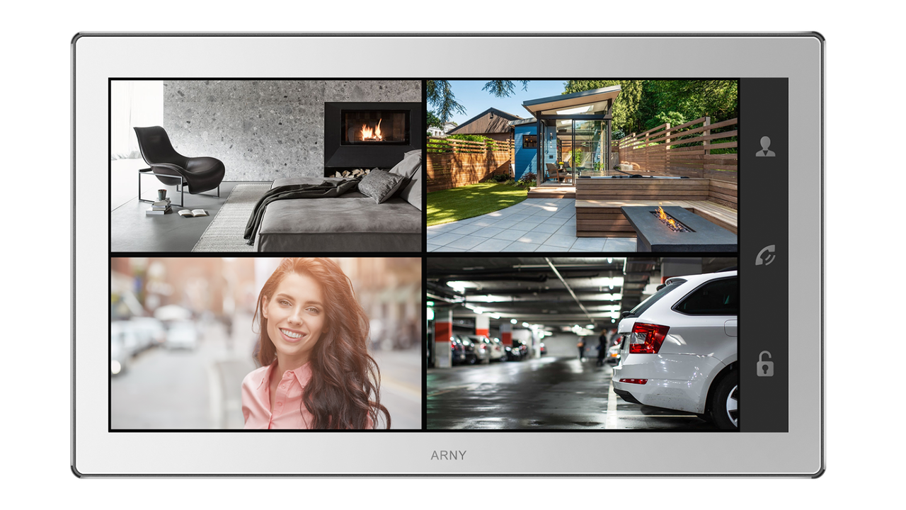 IP-відеодомофон ARNY AVD-1040 WiFi White