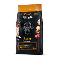 Fitmin For Life Junior large breeds 15 кг / комплексный корм для щенков крупных и гигантских пород в возрасте