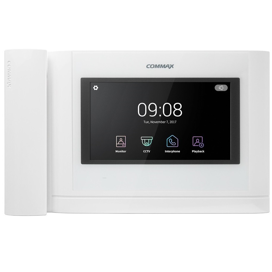Відеодомофон Commax CDV-704MHA White, фото 1