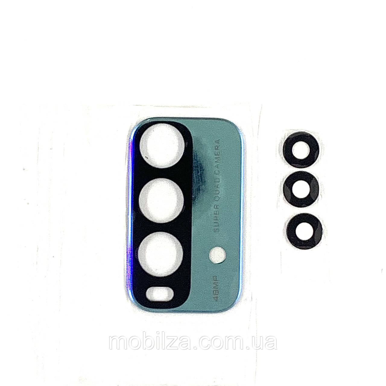 Скло камери для Xiaomi Redmi 9T (комплект) Green, фото 1
