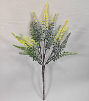 Куст с желтыми соцветиями "лиатрис" 37см, искусственный декор