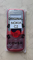 Корпус Nokia C2 / C2-00 (AAA) (красный)(полный комплект)