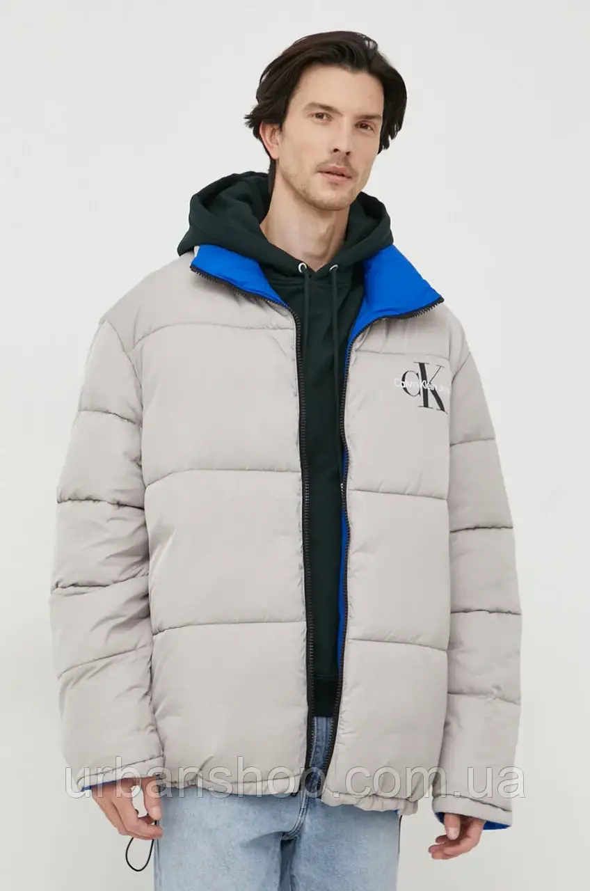 Urbanshop com ua Двостороння куртка Calvin Klein Jeans чоловіча зимова oversize РОЗМІРИ ЗАПИТУЙТЕ