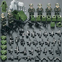 Минифигурки спецназовцев SWAT КОРД BrickArms альфа армия для Lego Лего