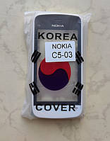 Корпус Nokia C5-03 (AAA) (белый) (полный комплект)