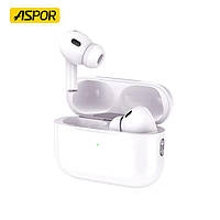Bluetooth навушники Aspor A620 Earbuds Pro 2- білий