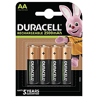 Акумулятор Duracell R6 2500mAh зарядженні 4bl (ціна за 1шт)