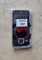 Корпус Nokia N81 (AAA) ( черный) (полный комплект)