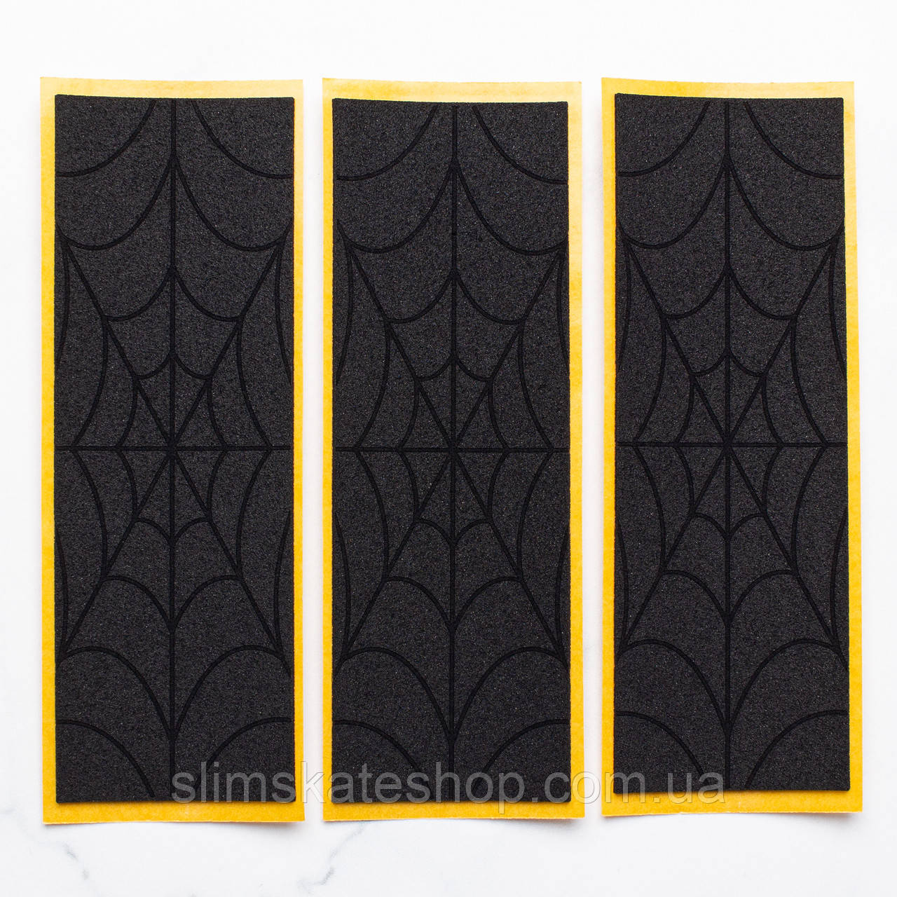 Ріптейп для фінгерборду Slim Spider Web Engraved 38x110мм - комплект 3 шт