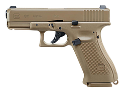 Пневматичний пістолет Umarex Glock 19X Blowback coyote, BB (5.8367)