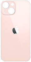 Задняя крышка iPhone 13 mini розовая с большими отверстиями под окна камер