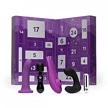 Адвент календар (24 предмети) Lovehoney Couple's Advent Calendar 2023 Фіолетовий, фото 2