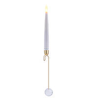 Набір свічок Novogod&lsquo;ko "Antigravity" з кристалом з пультом, 32см, 3 шт., LED