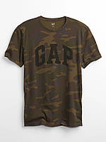 ФУТБОЛКА GAP CAMO LOGO T-SHIRT BROWN/CAMO размер XS