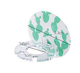 Органайзер для зубних щіток і пасти настінний квіточок самоклейний кактус, фото 3