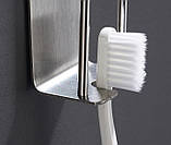 Тримач у раковину з неіржавкої сталі для щітки гуртом, фото 4