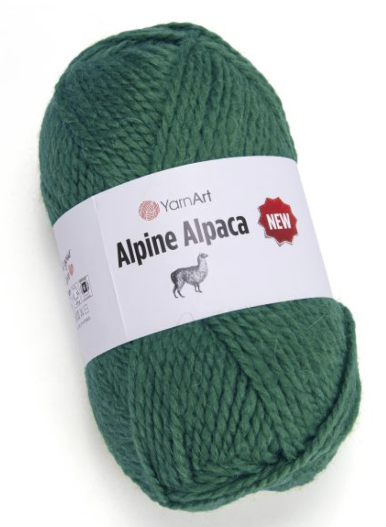 Alpine Alpaca New Yarnart-1449 зелений, фото 1