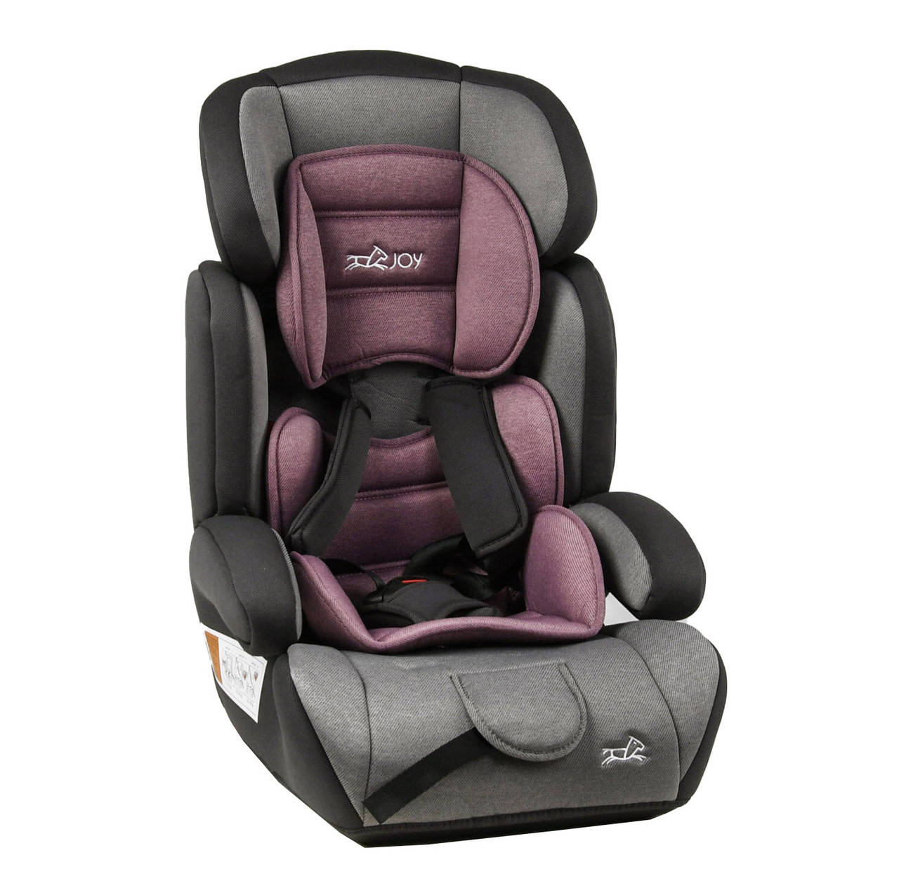 Автокрісло JOY 9-36 кг Grey/Pink (36800), фото 1