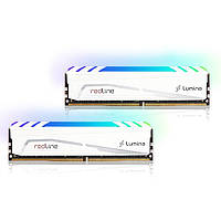 Модуль памяти для компьютера DDR4 16GB (2x8GB) 3600 MHz Redline Lumina RGB White Mushkin (MLB4C360JNNM8GX2)