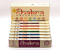 Набор Chakra Collection 7 Чакр 15 gms Mother nature products пыльцовое благовоние 29225