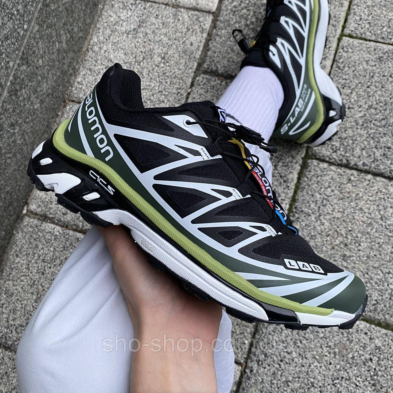Salomon S LAB XT 6 Black White Green ID 2003483745