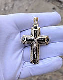 Золотой крест Розмір 55 мм (з урахуванням вушка), фото 4
