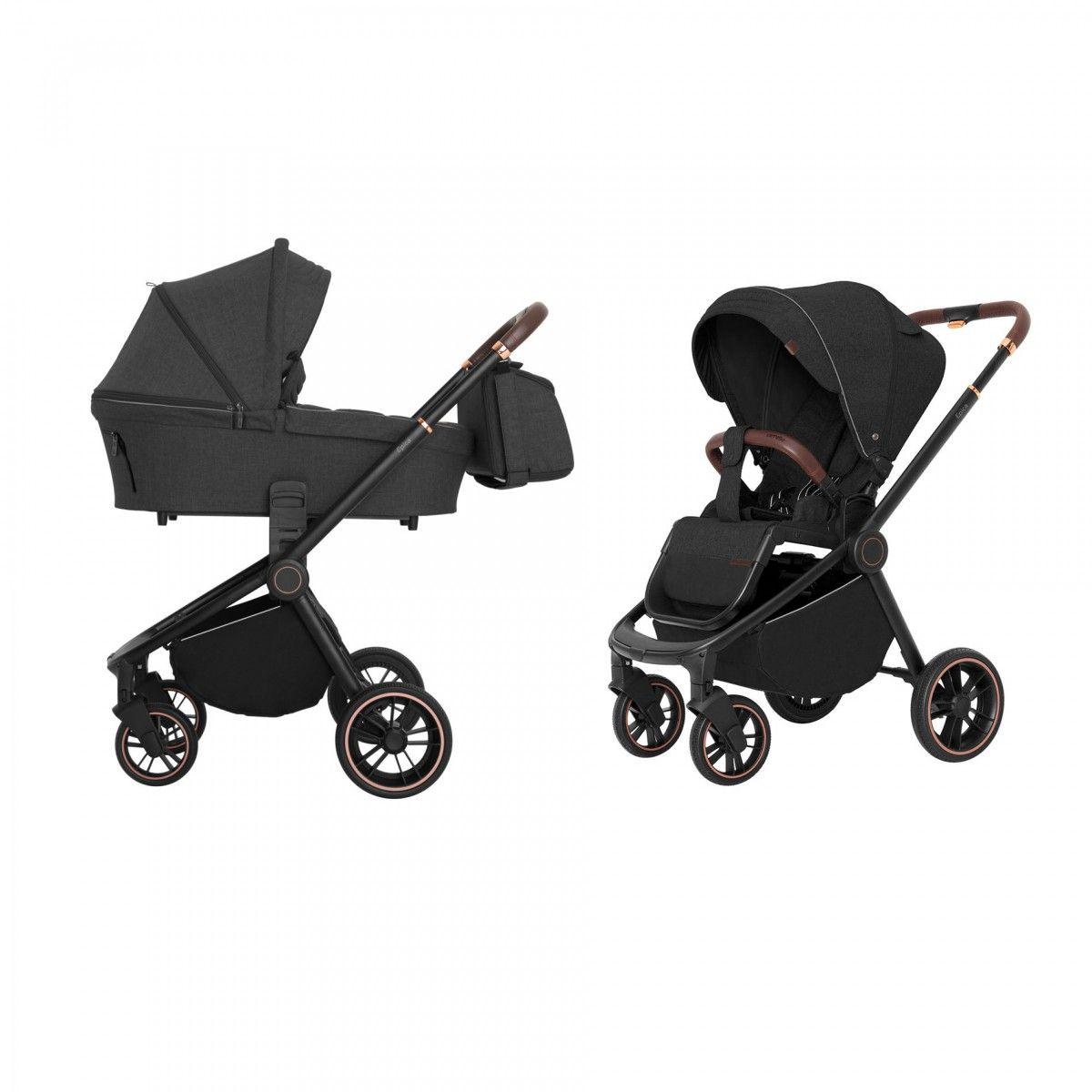 Коляска універсальна CARRELLO Epica CRL-8510/1 (2in1) Space Black +дощовик /1/, фото 1