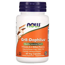 Комплекс пробіотиків NOW Foods "Gr8-Dophilus" (60 капсул)