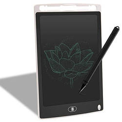 Планшет для малювання монохромний дитячий зі стилусом MD Writing Tablet Board, Lcd 10 дюймів, білий