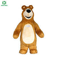 Надувной Костюм ( Пневмокостюм, Пневморобот ) Бурый Медведь, Light Brown, 2 м