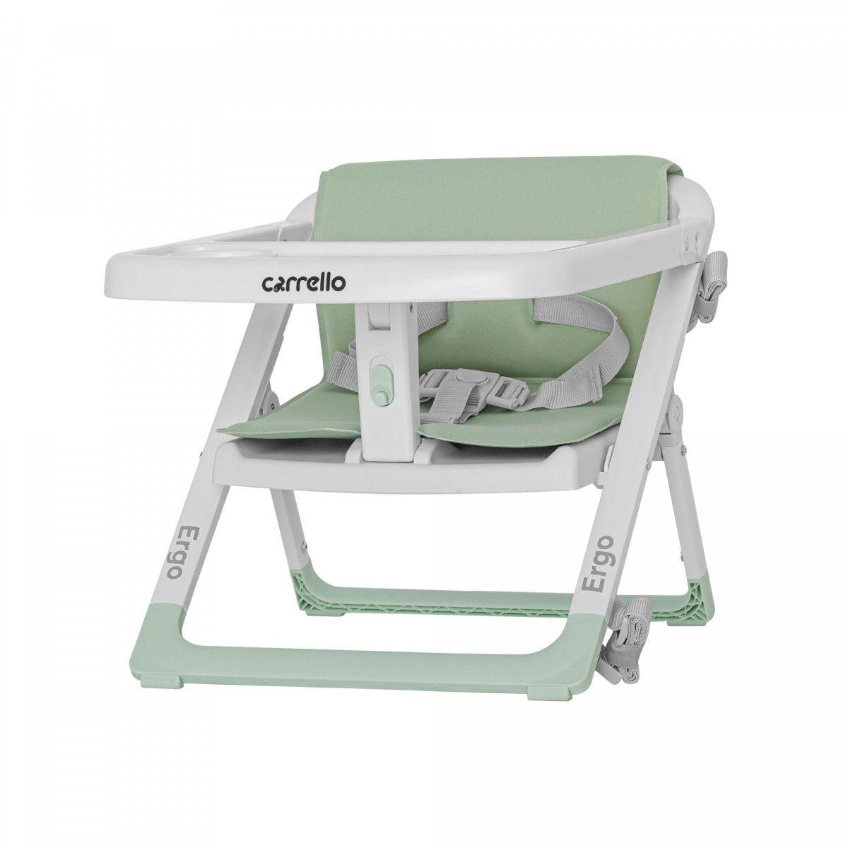 Стільчик-Бустер для годування CARRELLO Ergo CRL-8403 (Ash Green) М'ятний, фото 1